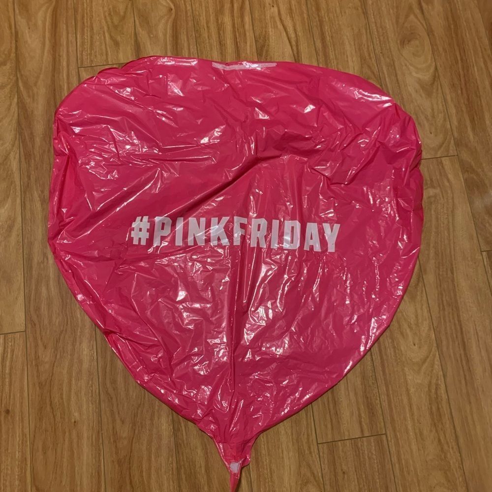 Pink Friday heart shaped balloon - Picture 3 of 3